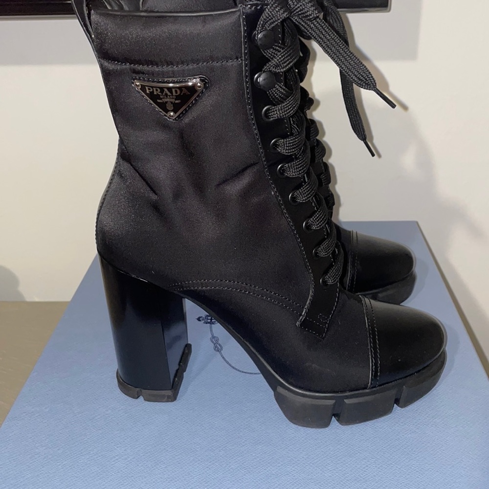 Prada nylon boots size 38